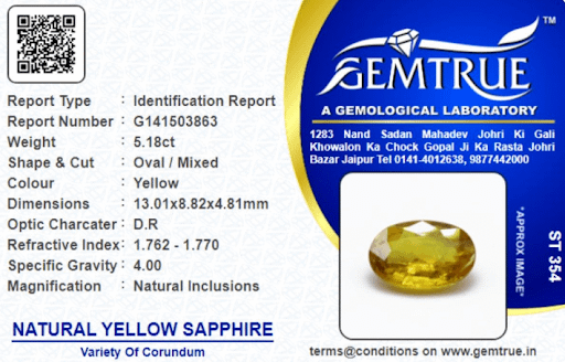 GEMT Certificate Sample