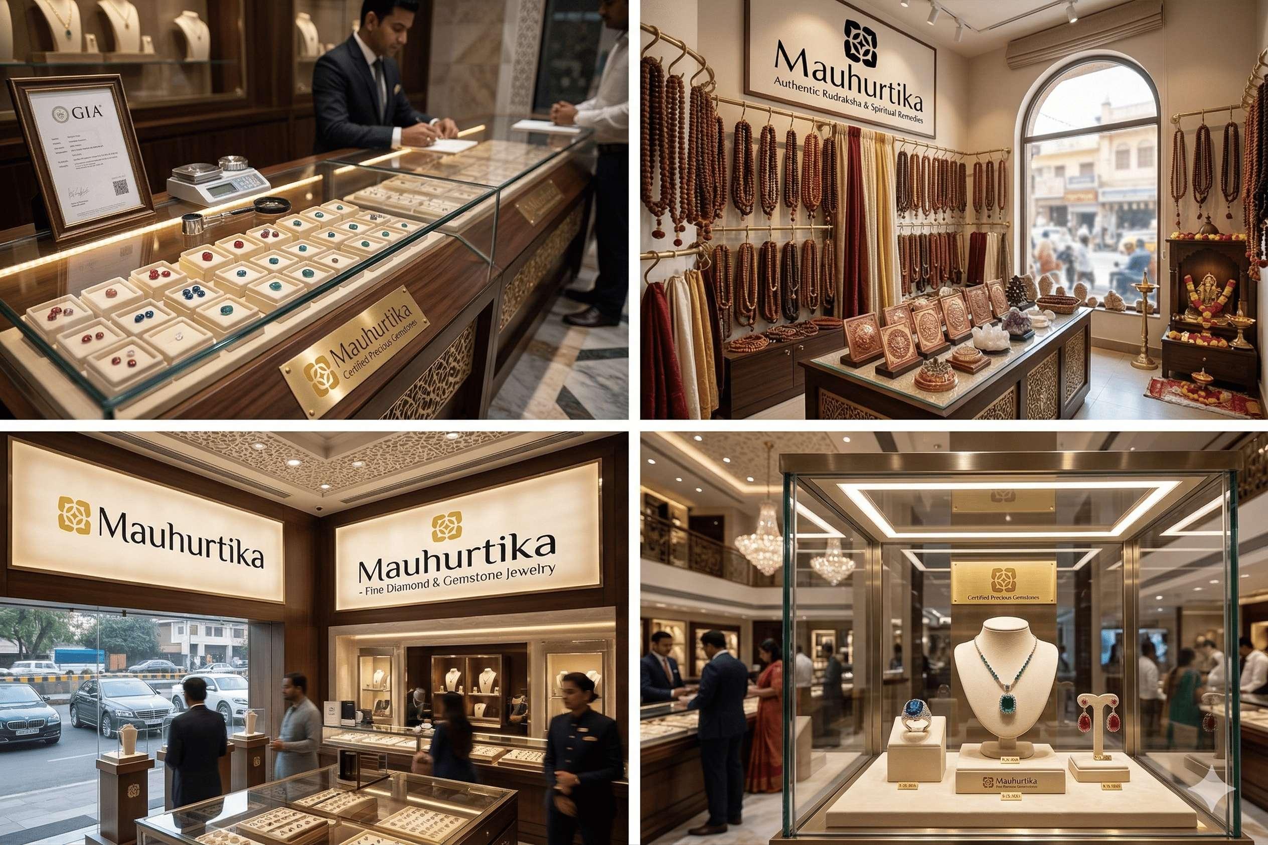 gemstone shop display counter luxuryrudraksha mala shop interiorgemstone jewelry store showcase india (1)