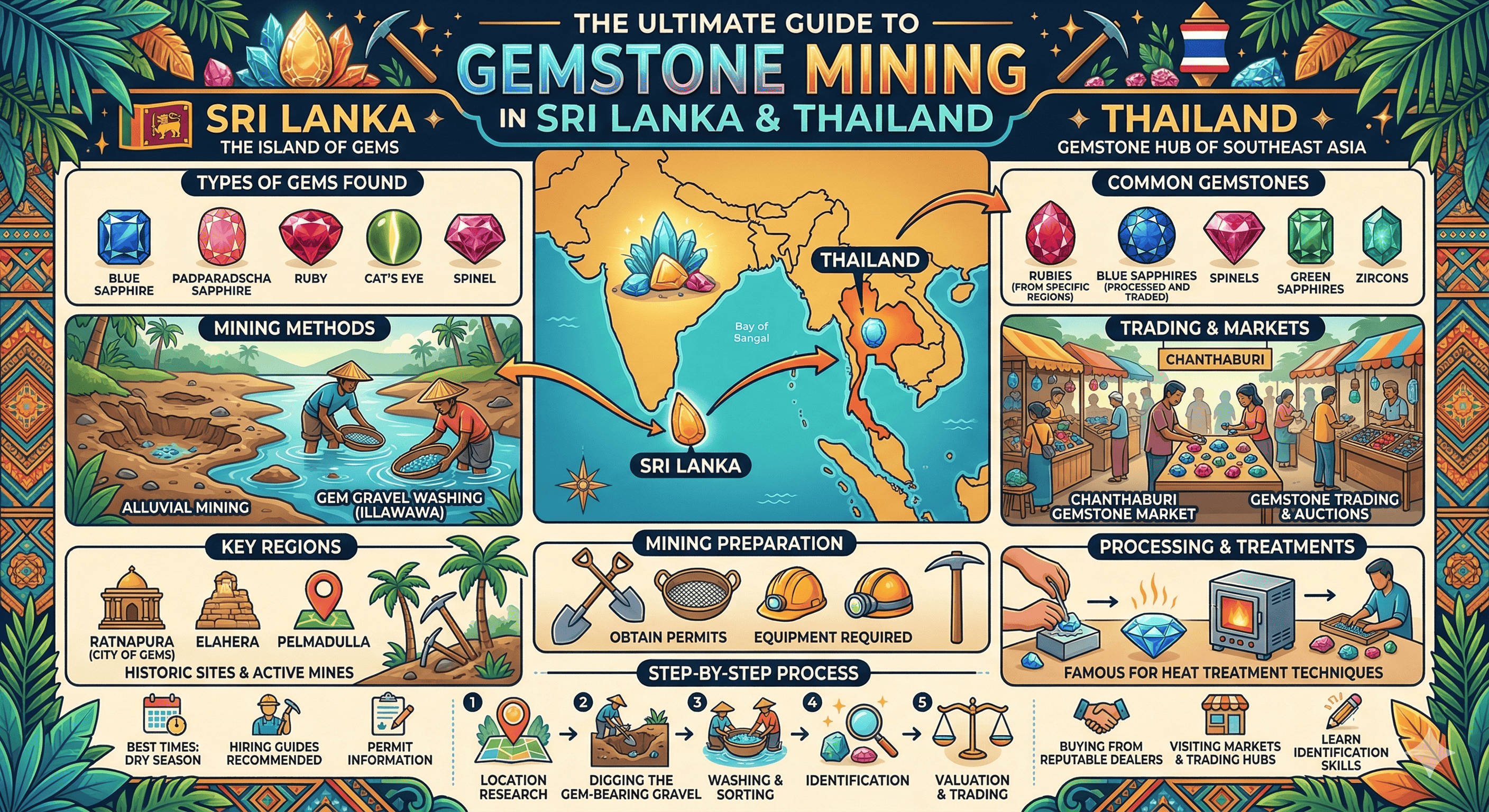 The Ultimate Guide to Gemstone Mining in Sri Lanka and Thailand (1)