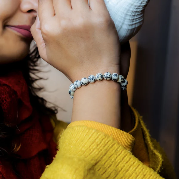 Dalmatian Jasper Bracelet