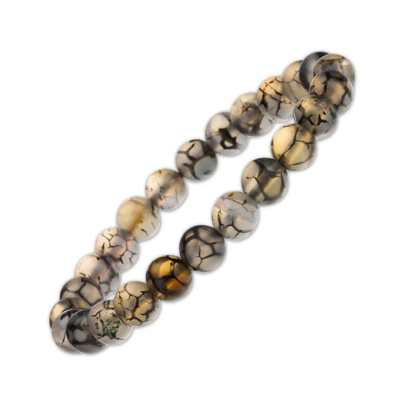 Dragon Vein Agate Bracelet