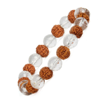 Rudraksha Crystal Bracelet