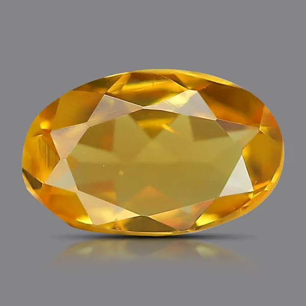 Greenish-Yellow Beryl (Heliodor) (Heated) - 0.34 Carats