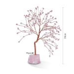 Rose Quartz With Raw Rose Quartz Large Tree