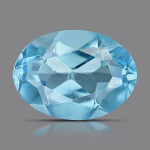 Swiss Blue Topaz 7x5 MM - 0.83 Carats