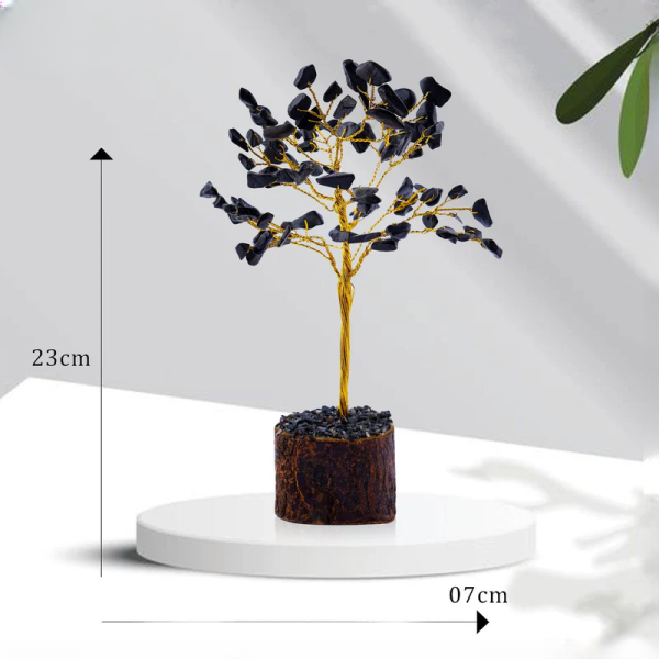 Small Black Agate Crystal Tree