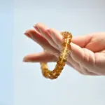 Citrine Crystal Cut Bracelet