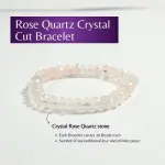 Rose Quartz Crystal Cut