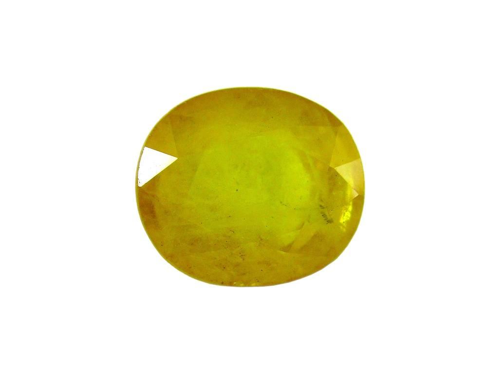 Natural Yellow Sapphire (Pukhraj) - 6.38 Carat