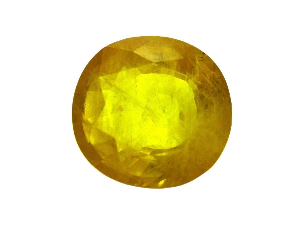 Natural Yellow Sapphire (Pukhraj) - 6.17 Carat