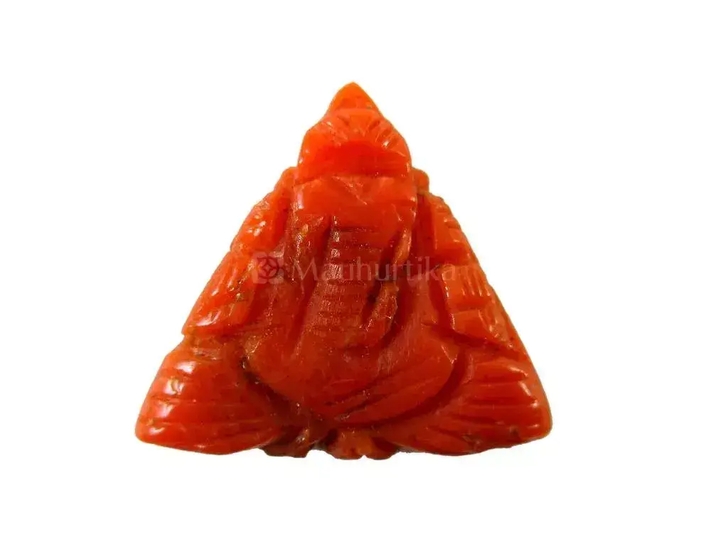 Natural Red Coral (Moonga) -3.20 Carat
