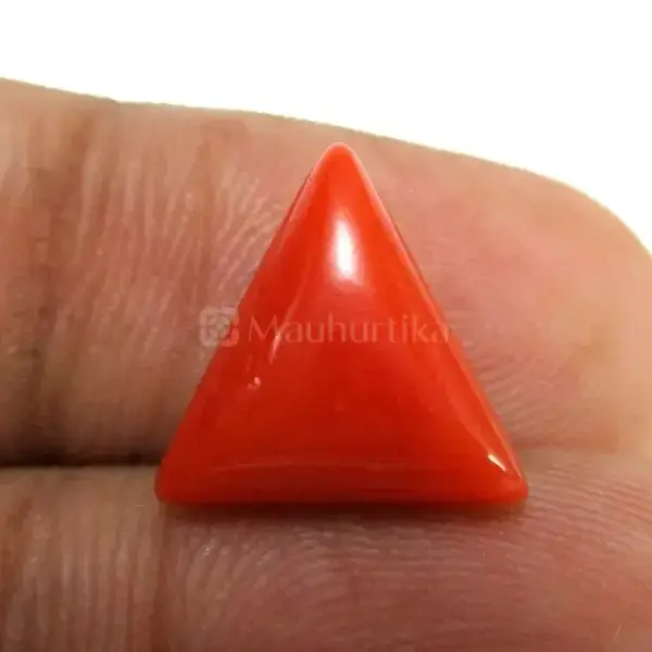 Natural Red Coral (Moonga) - 4.09 Carat