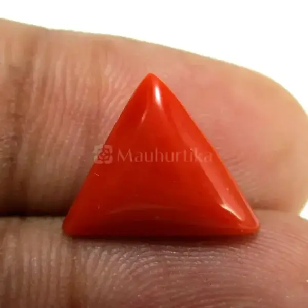 Natural Red Coral (Moonga) -4.00 Carat