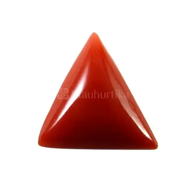 Natural Red Coral (Moonga) -4.00 Carat