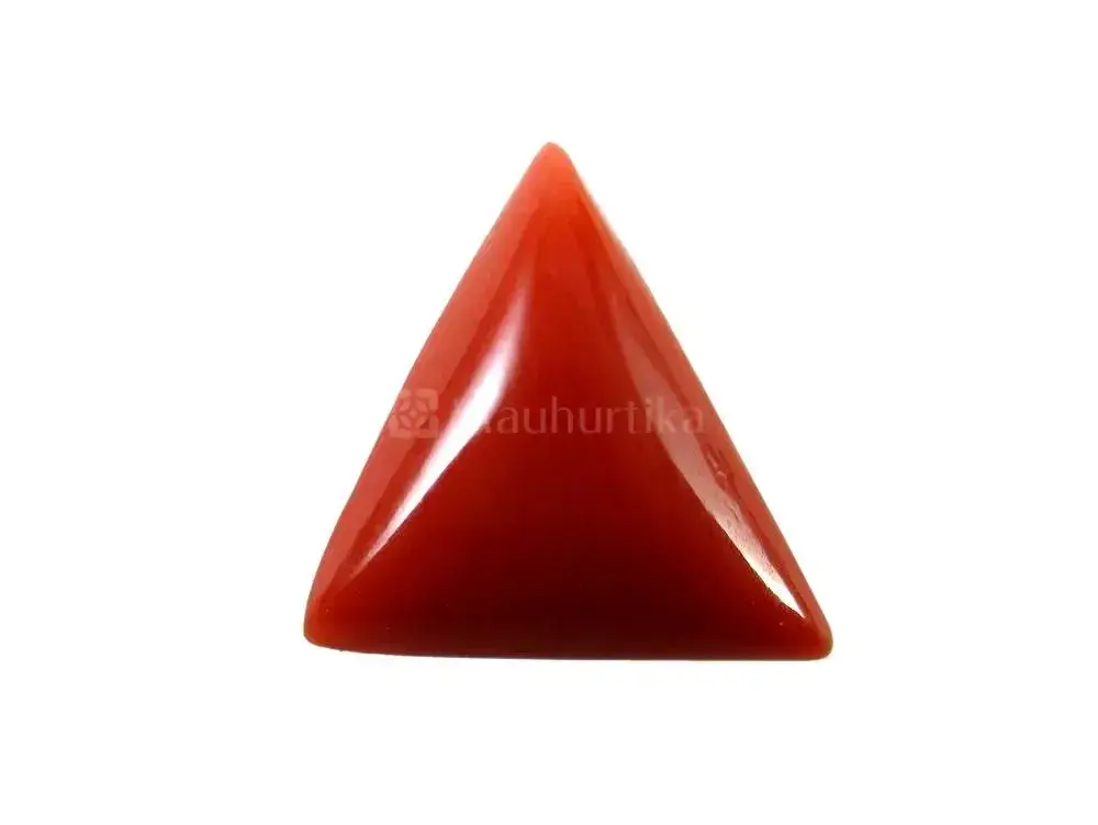 Natural Red Coral (Moonga) -4.00 Carat