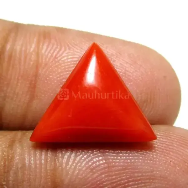 Natural Red Coral (Moonga) -5.05 Carat