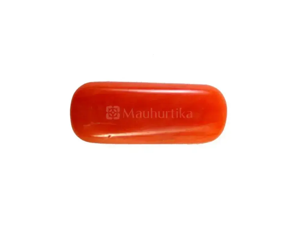 Natural Red Coral (Moonga) - 6.13 Carat