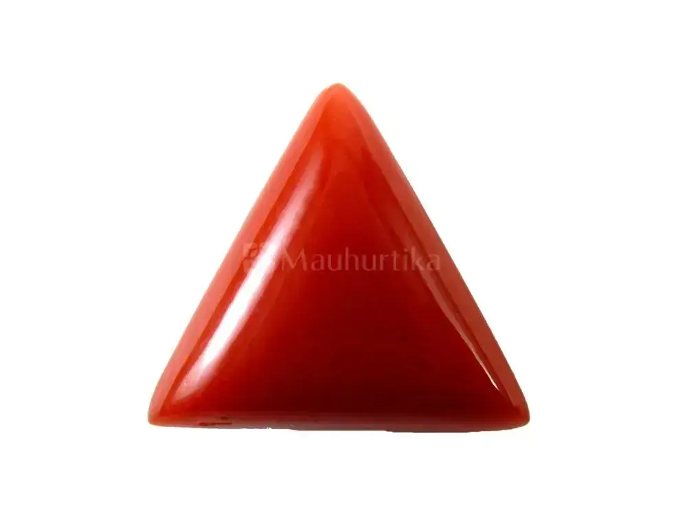 Natural Red Coral (Moonga) - 6.16 Carat
