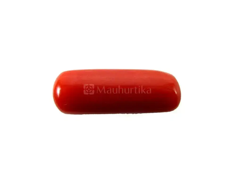 Natural Red Coral (Moonga) - 6.44 Carat