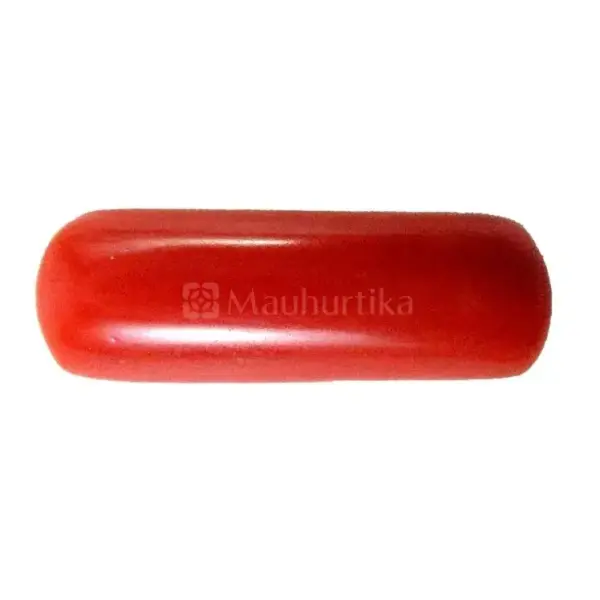 Natural Red Coral (Moonga) - 6.57 Carat