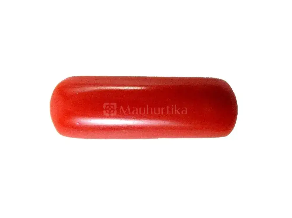 Natural Red Coral (Moonga) - 6.57 Carat