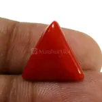 Natural Red Coral (Moonga) - 6.69 Carat