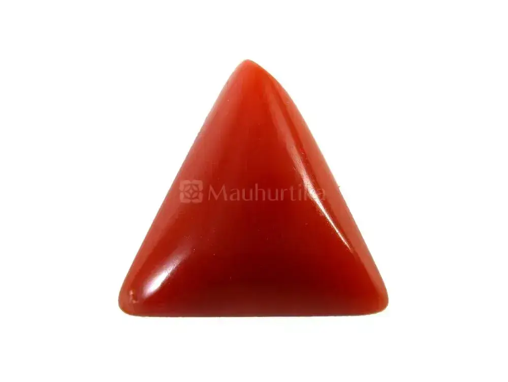 Natural Red Coral (Moonga) - 6.69 Carat