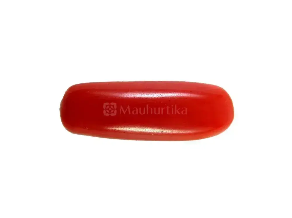 Natural Red Coral (Moonga) - 6.82 Carat