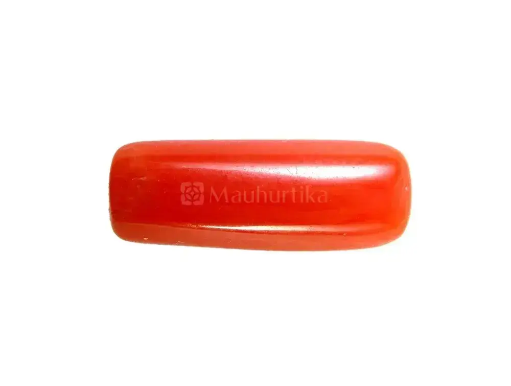 Natural Red Coral (Moonga) - 6.94 Carat