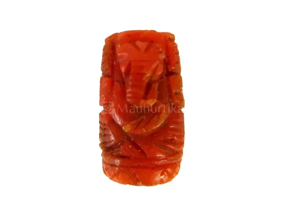 Natural Red Coral (Moonga) - 8.81 Carat