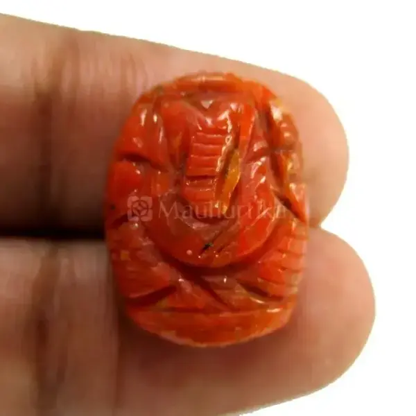 Natural Red Coral (Moonga) -9 Carat