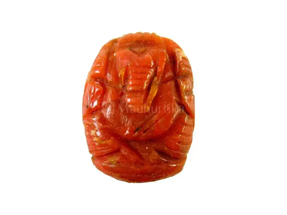 Natural Red Coral (Moonga) -9 Carat
