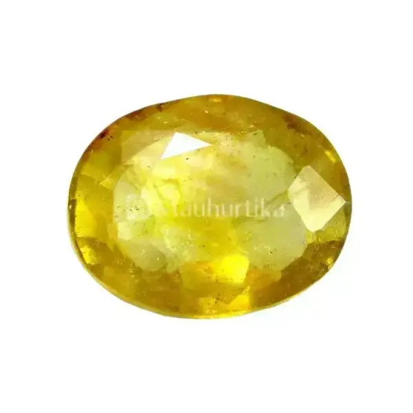 Natural Yellow Sapphire (Pukhraj) - 3.94 Carat