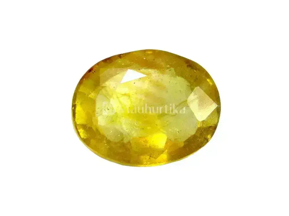 Natural Yellow Sapphire (Pukhraj) - 3.94 Carat