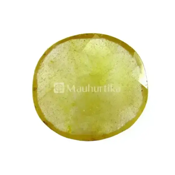 Natural Yellow Sapphire (Pukhraj) - 4.85 Carat