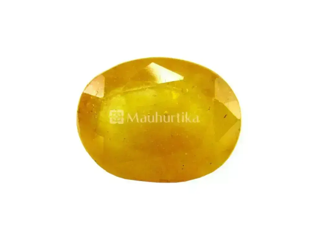 Natural Yellow Sapphire (Pukhraj) - 5.67 Carat