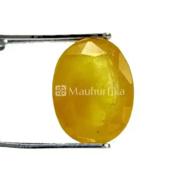 Natural Yellow Sapphire (Pukhraj) - 5.67 Carat