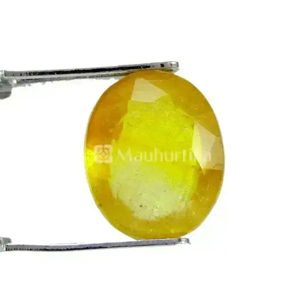 Natural Yellow Sapphire (Pukhraj) - 6.95 Carat