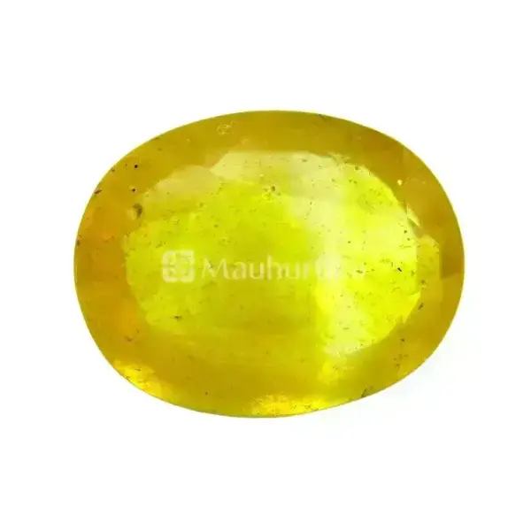 Natural Yellow Sapphire (Pukhraj) - 7.6 Carat