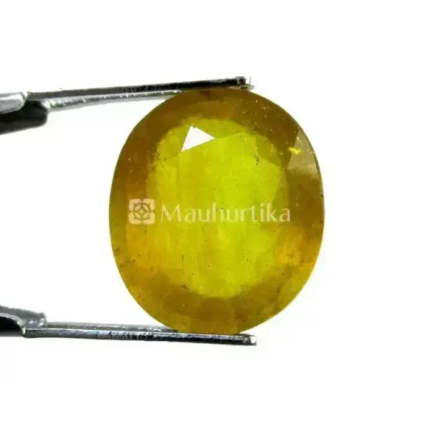 Natural Yellow Sapphire (Pukhraj) -8.01 Carat