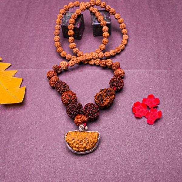 1-14 Mukhi Siddha Rudraksha Mala (Indonesian Beads)