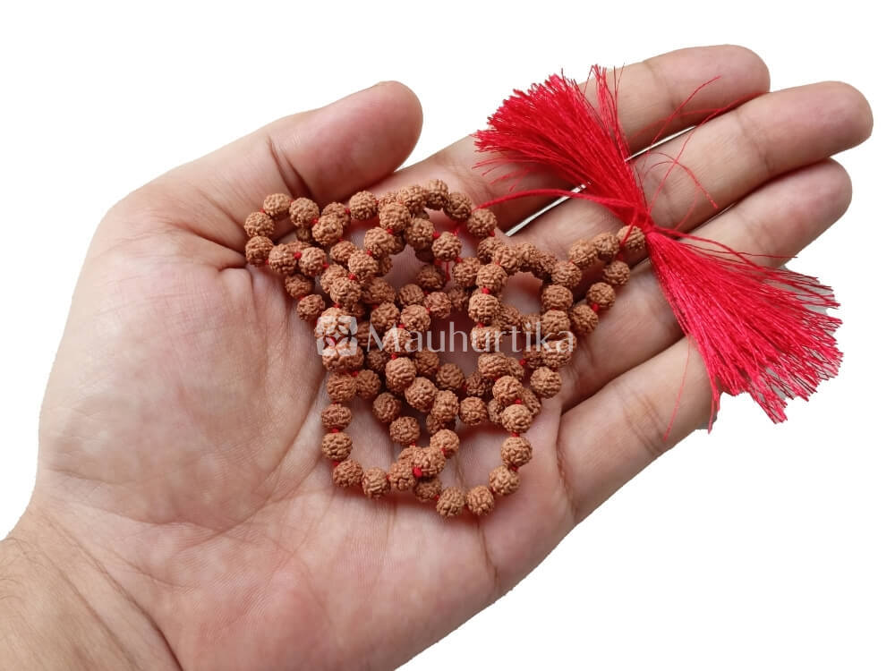 5 Mukhi Rudraksha Mala - Lab Certified