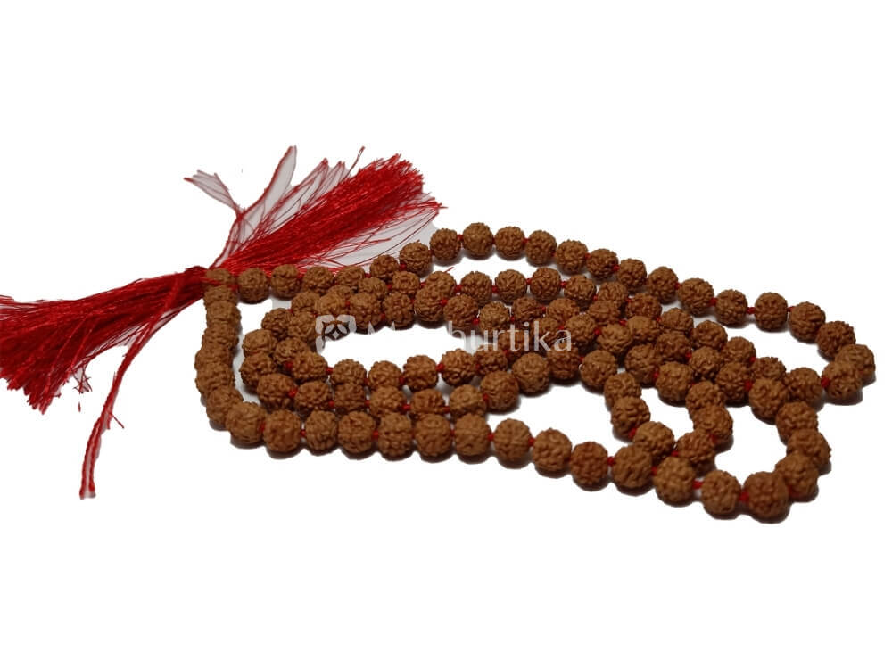 5 Mukhi Rudraksha Mala - Lab Certified