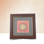 Kuber Yantra for Wealth - Pyrite Dust Frame