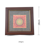 Kuber Yantra for Wealth - Pyrite Dust Frame