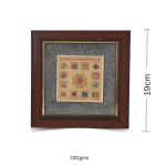 Shri Baglamukhi Sampoorna Yantra with Pyrite Dust Frame