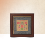 Shri Sarva Karya Siddhi Yantra for Success - Pyrite Dust Frame