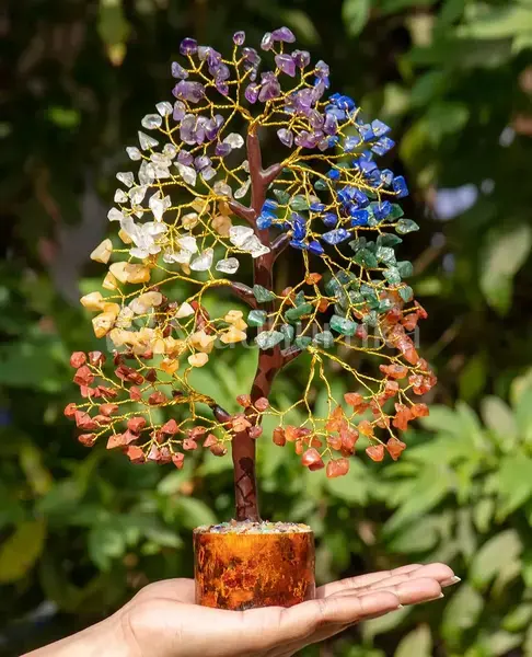 7 Chakra Crystal Tree - Healing Gemstone Tree