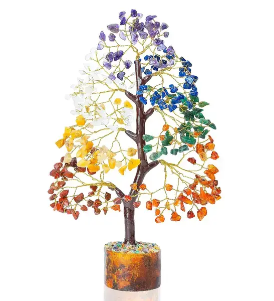 7 Chakra Crystal Tree - Healing Gemstone Tree