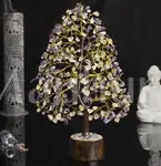 Amethyst & Citrine Crystal Tree of Life - Healing Gemstone Tree